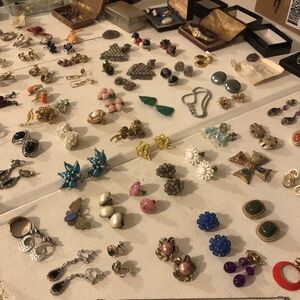 Grandma’s Vintage Clip on Earrings